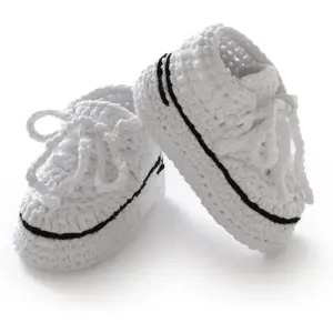 Baby Booties Crochet Hand Knitting Shoes for Infant Sneakerheads Soft Booties for Newborn Boys and Girls Gift Cute