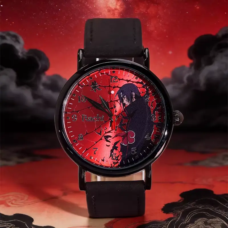 MINISO Naruto Shippuden "Bonds of Shinobi" Mystery Watch Blind Box,Cute Collectible Anime Watch ,Retro Stylish Cute Design  Trendy Watch,Cartoon Gift for Fans Kids Students Adults,Holiday Gift Birthday Gift Party Gift Summerwins