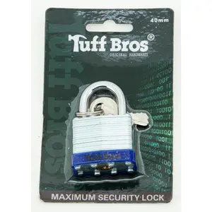 WorldWide Sales Online Padlock 40mm Laminated Brass Tumbler, 2 Keys – import_2021_10_29_212114, Locks