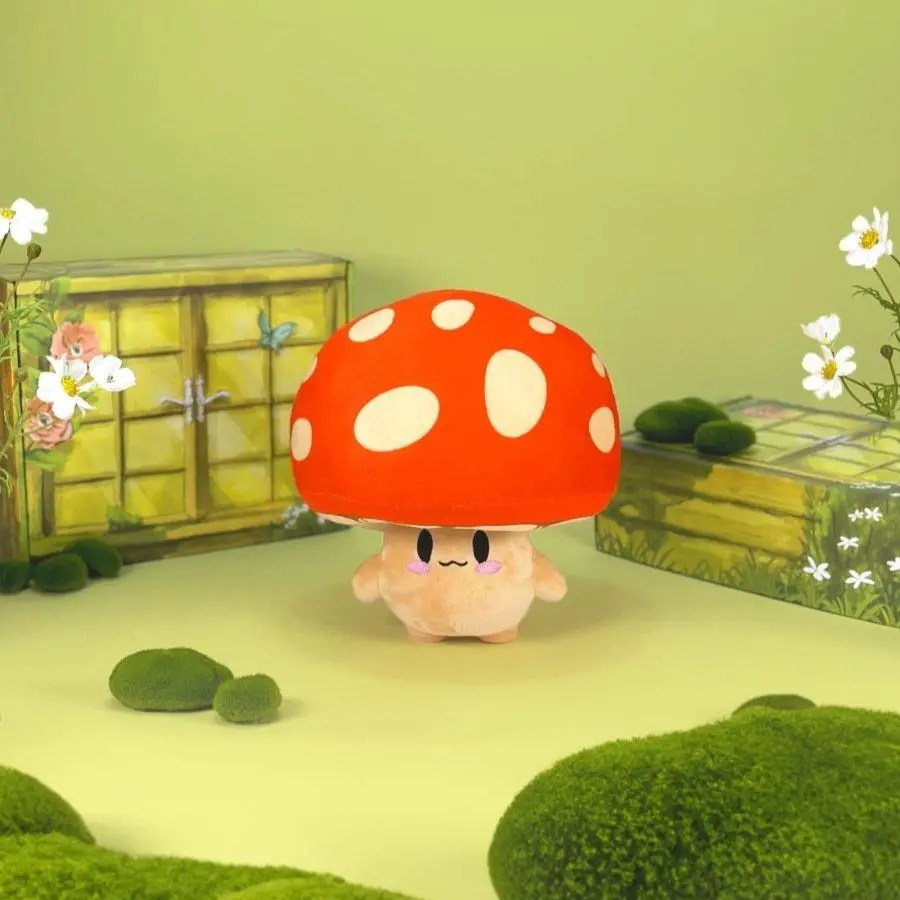 Mushie The Mushroom Plushie 10-Inch Stuffed Mushroom with Super Chunky, Super Cuddly and Super Throwable, Limited to 500 Made