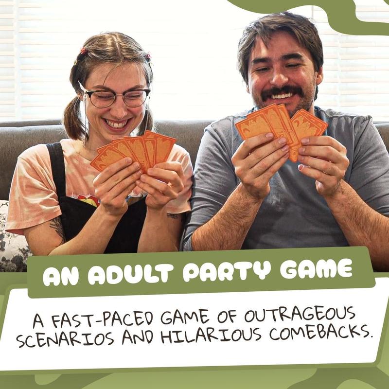 Prank Card Game - A hilarious party game and team game suitable for 3-10 players.