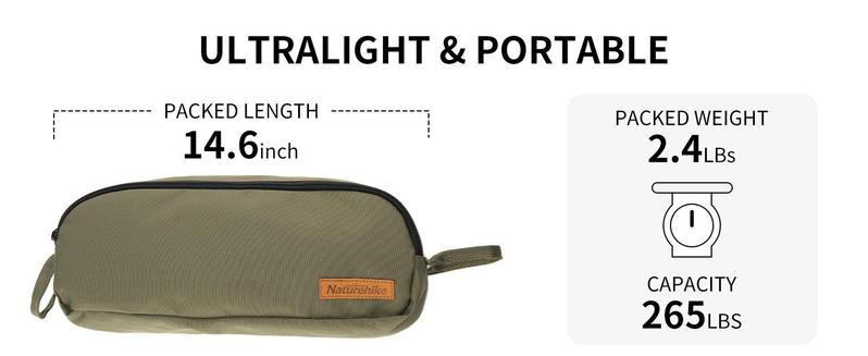 Naturehike Ultralight Camping Chair YL08/09 for Outdoor Hiking & Travel – 2.12 lbs Lightweight,Portable & Foldable with Anti-Sinking Feet camp camping accessories dealsforyoudays