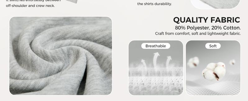 Fisoew Sports Women's Off-Shoulder Thin Sweatshirt, Wide Neckline Loose Pullover, Long Sleeve Y2k Fashion Loose Fit Top, Recommended as a Valentine's Day Gift.