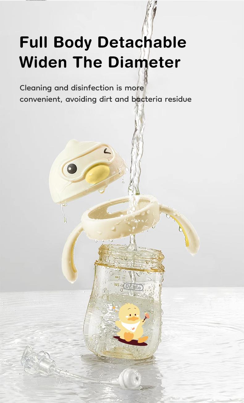 Dr.Isla PPSU Leakproof Sippy Cup, 2-in-1 Baby Training Cup with Weighted Straw, No Spill Anti-Colic Toddler Cup with Non-Slip Handles, Cute Diver Duck Design, BPA-Free, 6-12M, 1-3 Years, 240ml 9oz, Easter Basket Stuffers for Baby Dr.Isla PPSU Leakproof Sippy Cup, 2-in-1 Baby Training Cup with Weighted Straw, No Spill Anti-Colic Toddler Cup with Non-Slip Handles, Cute Diver Duck Design, BPA-Free, 6-12M, 1-3 Years, 240ml 9oz, Easter Basket Stuffers for Baby