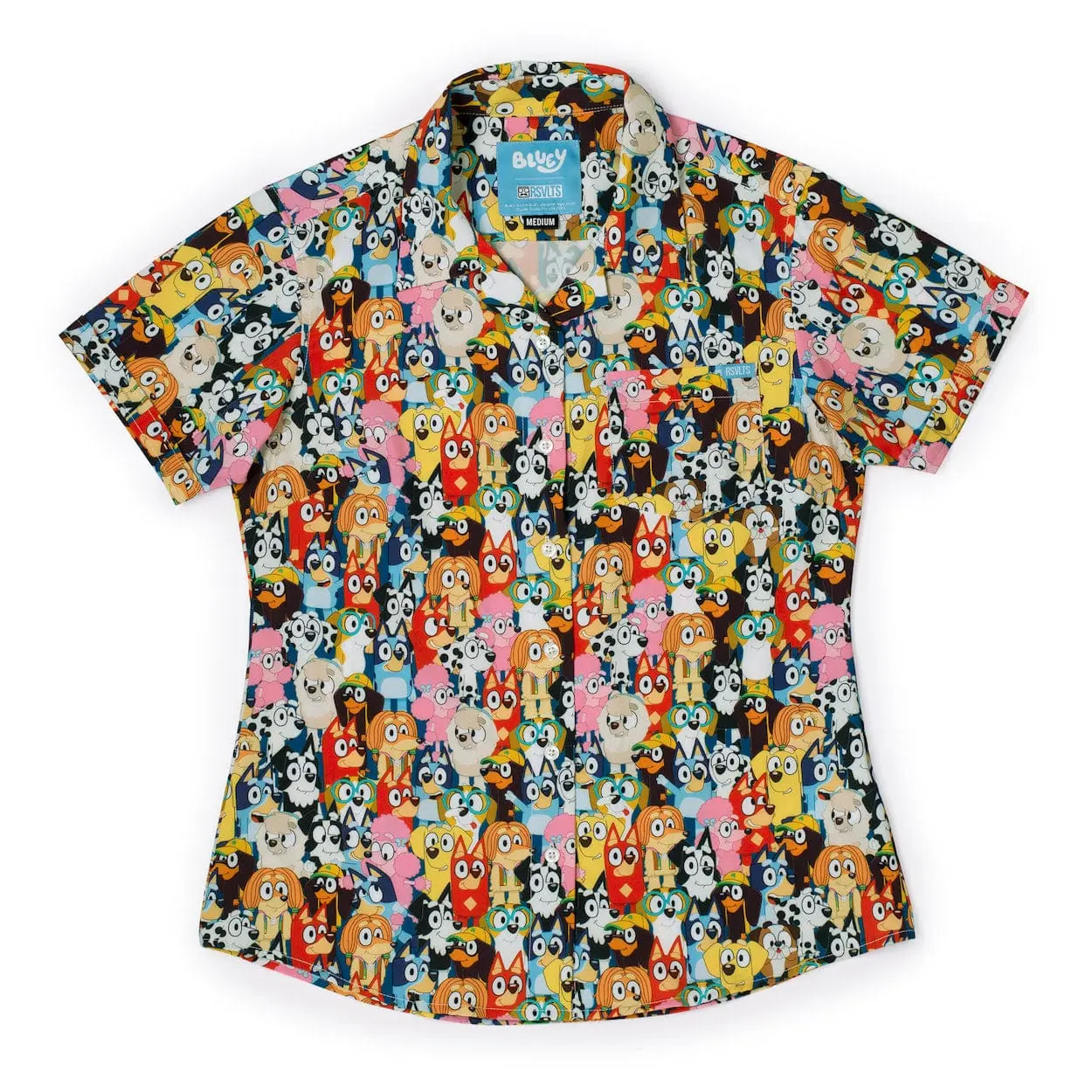 Bluey "Primary Pals" – Women's KUNUFLEX Short Sleeve Shirt