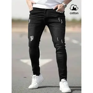 Men's Elastic Slim Fit Jeans, Comfortable Fashion Denim Jeans, Perfectly Fitted Casual Wear, Suitable for Daily Use