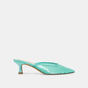 Dolce Vita CLEO SEQUIN HEELS AQUA SEQUIN