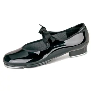 NEW Tap Shoes DANZ N MOTION Adult Sizes Adult Sizes Tyette Patent Leather Ribbon & Elastic Student
