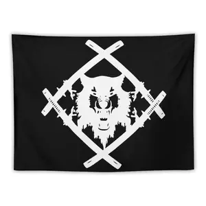 Wulf Merch Xavier Wulf Logo Tapestry Bedroom Deco Bedroom Decorations Room Decor Aesthetic Tapestry Decorative PeachTapestry Decor