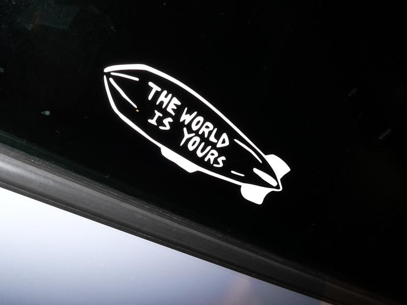 THE WORLD IS YOURS - EL MUNDO ES TUYO STICKER