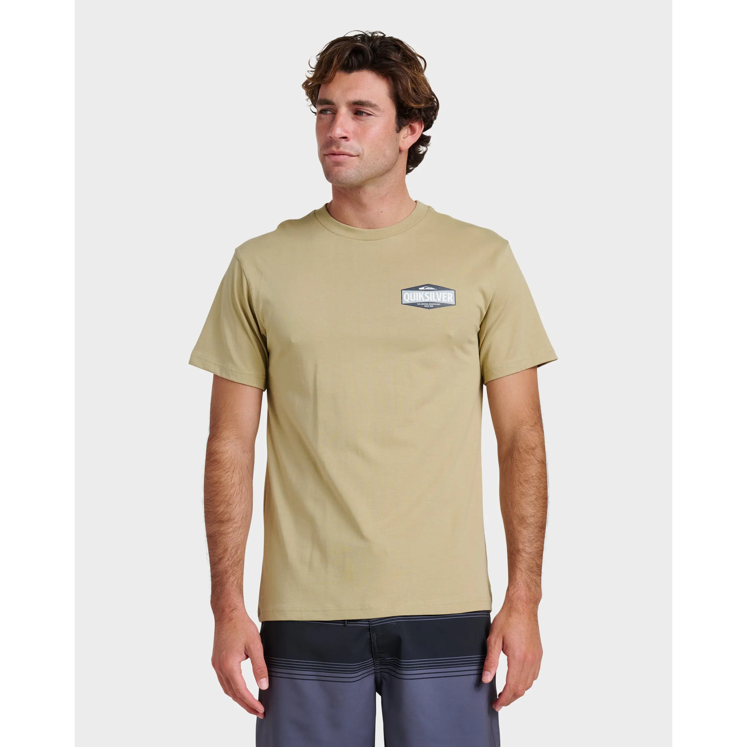 Quiksilver | Six Points Classic T-Shirt | Graphic Print Soft Hand Feel | Beach Days & Everyday Wear