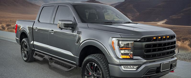 Pickup Running Boards​ SuperCrew Cab for 2015-2026 Ford F150 & 2017-2026 Ford F250 F350 Super Duty Side Step
