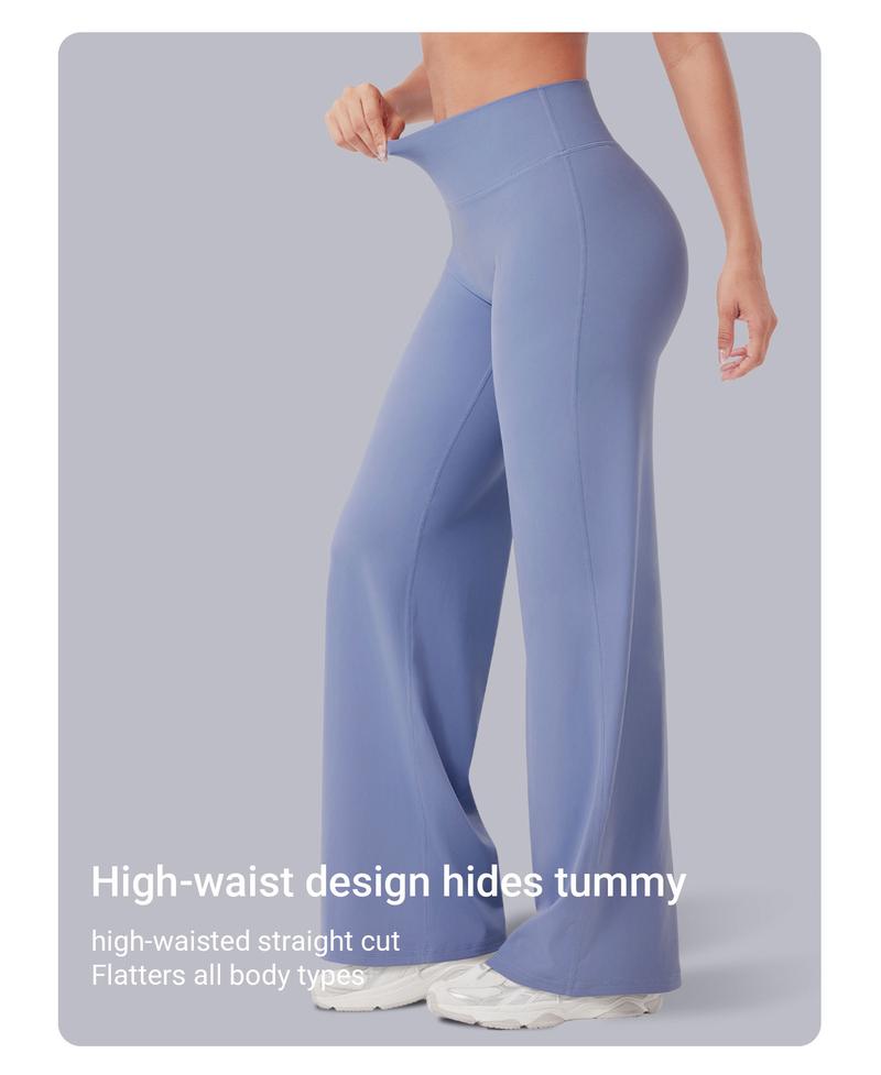 YEOREO Eddiy Leggings High-Waist Straight-Leg No Front Seam Buttery Soft Gym Yoga Pants for Women Fitness Tights