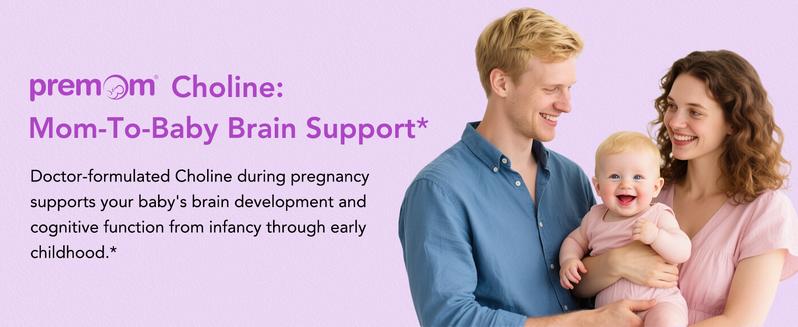 Premom Prenatal Choline Bitartrate Supplement 550mg for Cognitive Development 60 Capsules 30 Days Supply Nutritional Support for Pregnancy Metabolism & Baby Brain Development Premom Prenatal Choline Bitartrate Supplement 550mg for Cognitive Development 60 Capsules 30 Days Supply Nutritional Support for Pregnancy Metabolism & Baby Brain Development