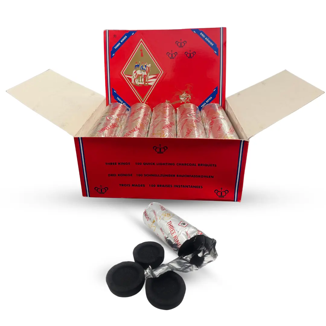 Three Kings (Carbon) Charcoal Briquets Three Kings (Carbon) Charcoal Briquets