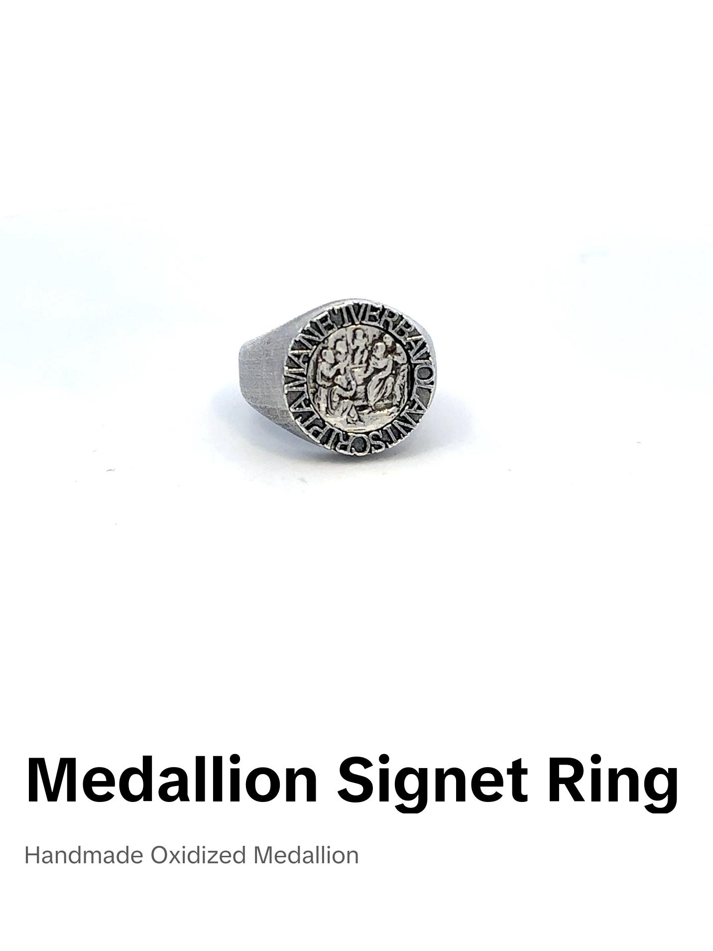Medallion Signet Ring