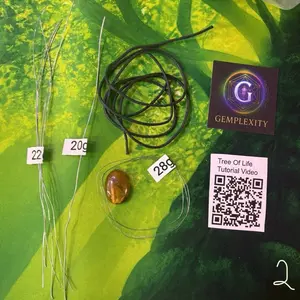 Tigers Eye Tree of Life wire wrapping kit