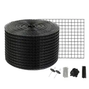 VEVOR 8 inch x 100ft Solar Panel Bird Guard, Critter Guard Roll Kit with 100pcs Aluminum Alloy Fasteners, Solar Panel Guard with Rust-proof PVC Coating, 1/2 inch Wire Roll Mesh  VEVOR Super Brand Day