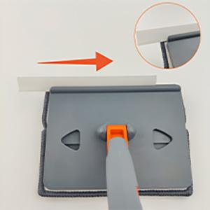 【Black Friday】Baseboard Cleaner Tool With Long Handle Wall Cleaner Mop With Extendable Handle 6 Reusable Mop Pads Duster Cleaning Tools For Baseboard Floor Door Molding Skirting Board Ceiling Wall Window Tile Adjustable,Christmas Gift