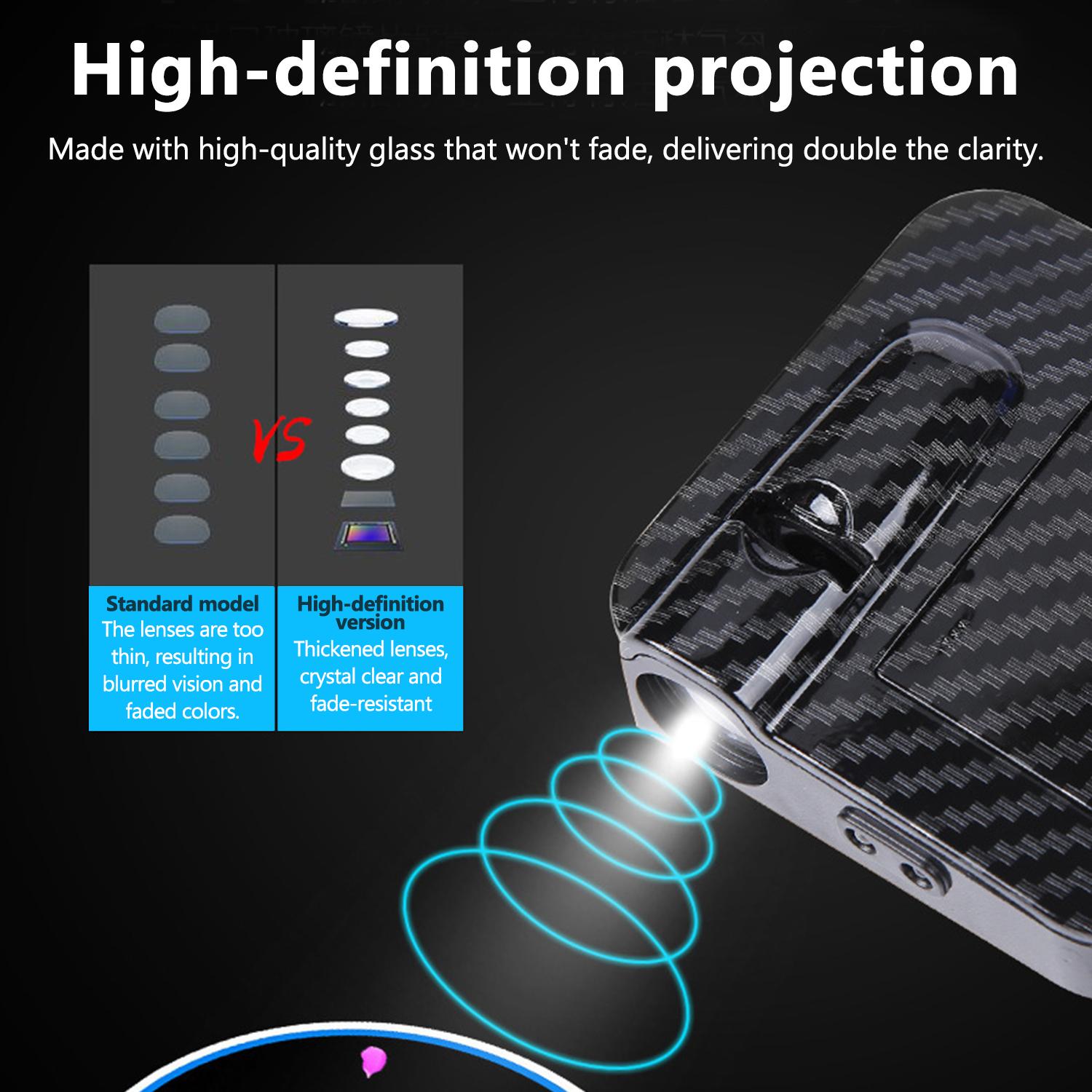 [FREE!SHIP] 2Pcs Car Door Welcome Light For Chevrolet/Nissan/Honda/Ford/, LED Projector Car Door Welcome Light, Personalized Door Projection Light with Logo, Suitable for All Vehicles