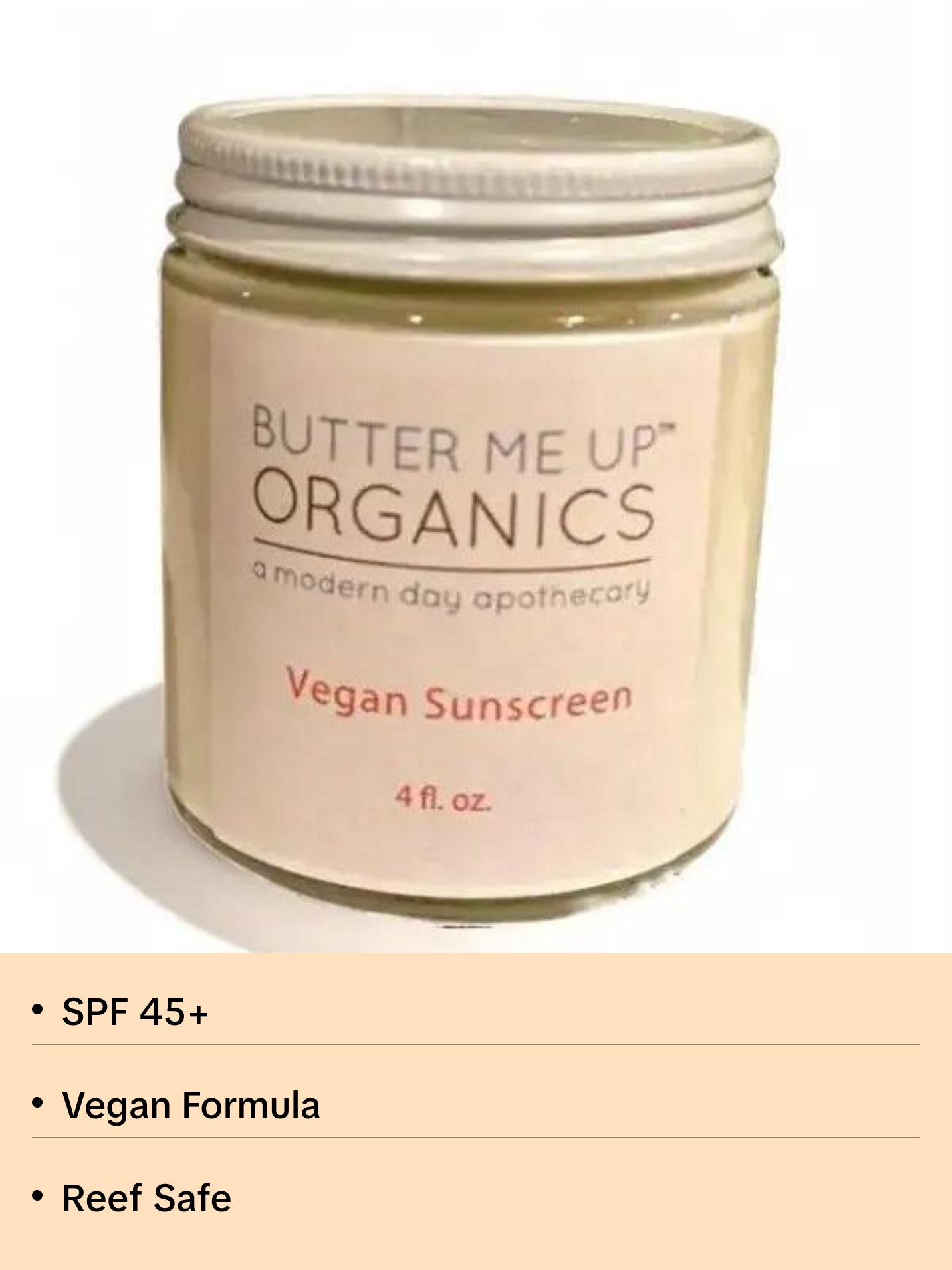 VEGAN Sunscreen / SPF 45 / Eco Friendly Sun Protection / Mineral Sunscreen / Non-toxic sunblock