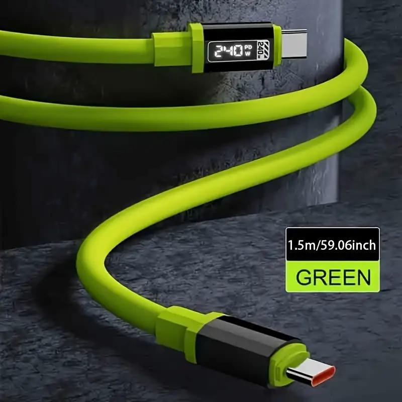 Buy 1 Get 1 Free 240W Fast Charging Cable Mobile Data Cable Smart Quick Charge High-Power Compatible with Apple Type-C Charging for Smartphone & Cellphone summervibes Electronic Device Charger,summerwins Buy 1 Get 1 Free 240W Fast Charging Cable Mobile Data Cable Smart Quick Charge High-Power Compatible with Apple Type-C Charging for Smartphone & Cellphone summervibes Electronic Device Charger,summerwins