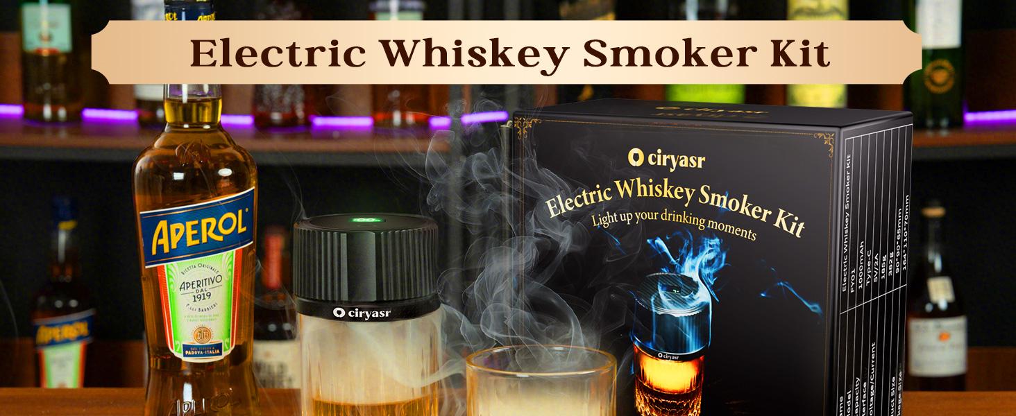 Rechargeable Whiskey Smoker Kit 2026 Upgraded - 4 Light Modes & 6 Wood Chips, No Butane, Valentine's Day Gift Birthday Gift for Dad Husband, Bourbon Old Fashioned Cocktail Accessories for Men Rechargeable Whiskey Smoker Kit 2026 Upgraded - 4 Light Modes & 6 Wood Chips, No Butane, Valentine's Day Gift Birthday Gift for Dad Husband, Bourbon Old Fashioned Cocktail Accessories for Men