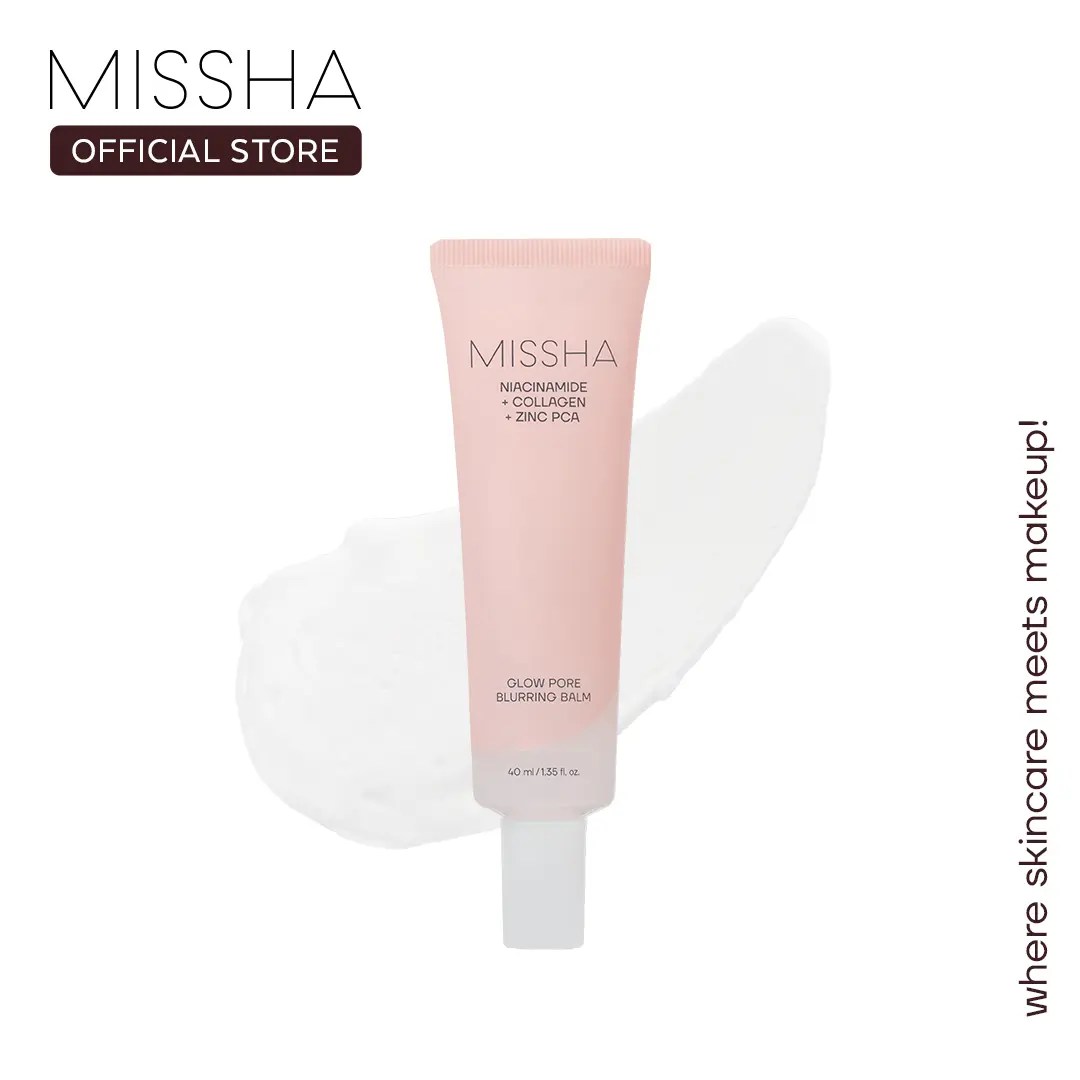 [MISSHA Official] Glow Pore Blurring Balm (40mL) – Hydrating Blurring Primer, Soft Radiant Finish, Pore Refining & Long-Wear Makeup Prep