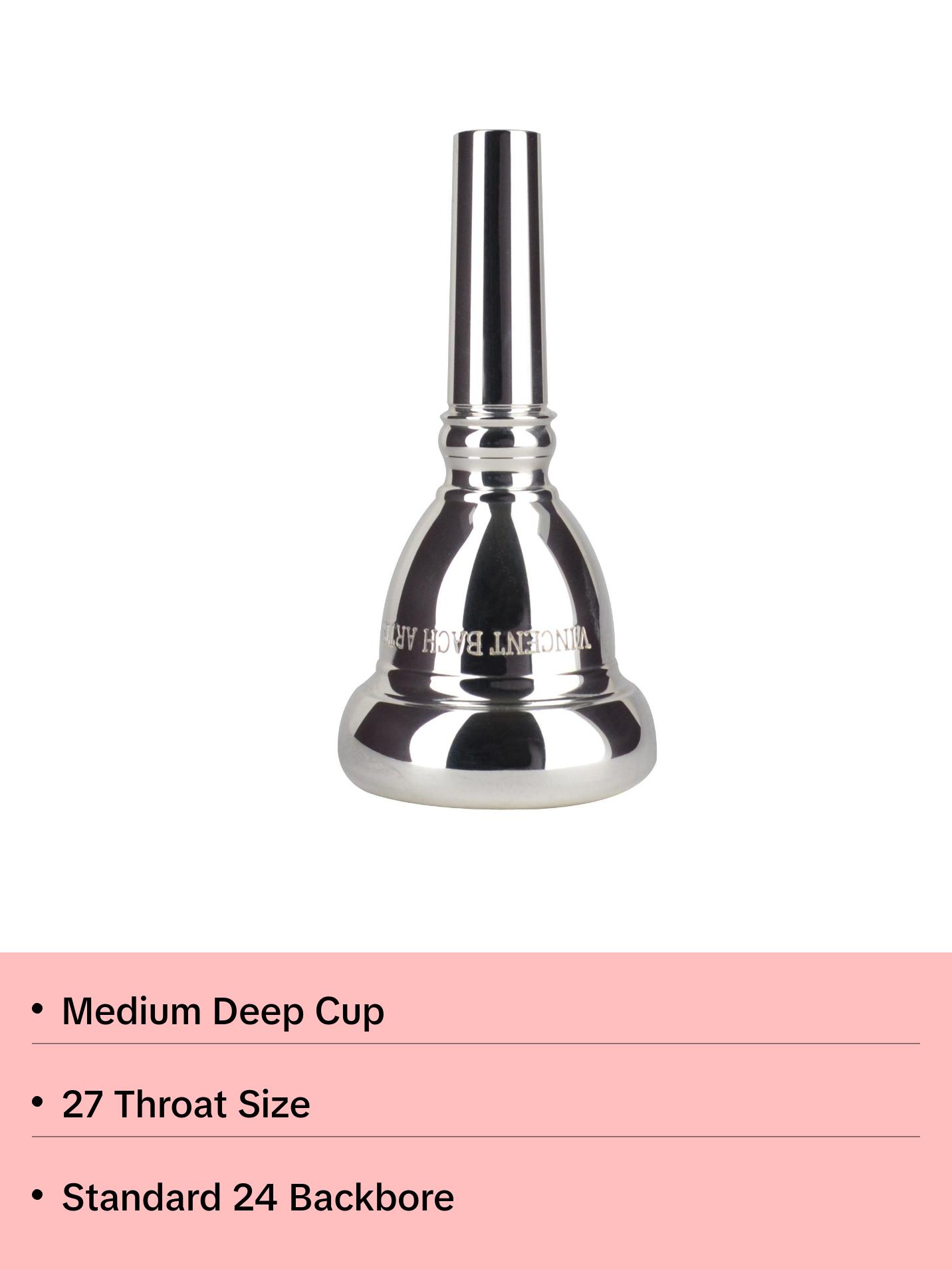 Bach Artisan Trumpet Mouthpiece, 1.5B