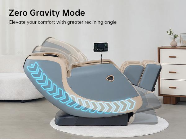 Real Relax massage chair full body zero gravity SL-Track massage with airbag heating Bluetooth Favor-21 comfort massage recliner