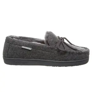 BEARPAW Mens Moc II Slipper - Gray II - 9
