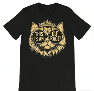 Princess Donut graphic tees This is an OUTRAGE shirt Dungeon Crawler Carl Goddammit Donut Gold Design y2k cotton fashion Streetwear Casual Top Trending Gift