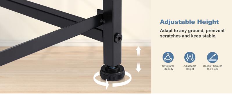 Sweet Furniture Nightstand with 2 Fabric Dresser, Side Table, End Table, Bedside Table, Night Stands, Small Nightstand,Bedroom Furniture