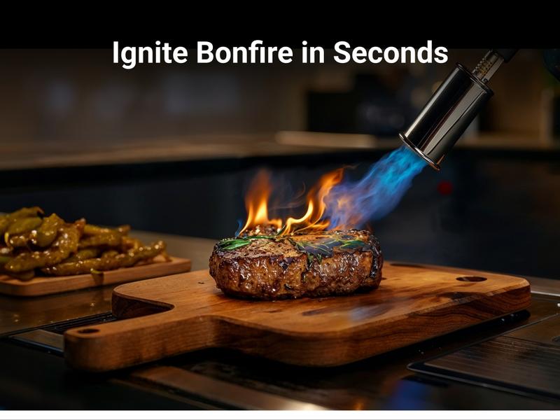 【One-Touch Max Fire】Culinary Propane Cooking Blow Torch Gun with a Safety Lock, Charcoal Lighter, Flame Thrower, Kitchen Food Torch Head for Grill, Sous Vide, Outdoor BBQ (Tank Not Included), Black Friday Picks, Christmas Gift 【One-Touch Max Fire】Culinary Propane Cooking Blow Torch Gun with a Safety Lock, Charcoal Lighter, Flame Thrower, Kitchen Food Torch Head for Grill, Sous Vide, Outdoor BBQ (Tank Not Included), Black Friday Picks, Christmas Gift