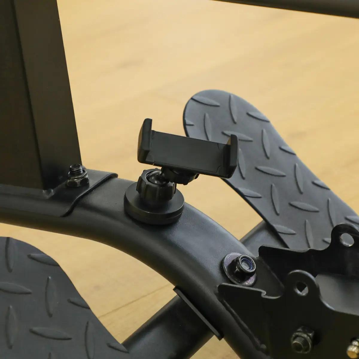 TOUSAINS Foldable Cable & Row Machine — Lat Pulldown and Seated Low Row System, 330LBS Capacity Home Gym Cable Tower with Dumbbell Clamps