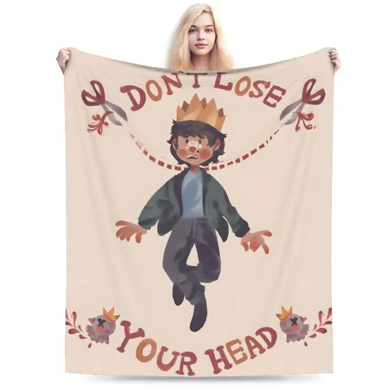Hereditary-Themed Flannel Look Statement Blanket, 1-Piece (30*40in/75cm*100cm Only, No Multi-Size Option), Skin Friendly, Patterned Statement Blankets, Cozy Home Decor Bedding Throw, Soft All-Season, Machine Washable, Ideal Gift for Friends