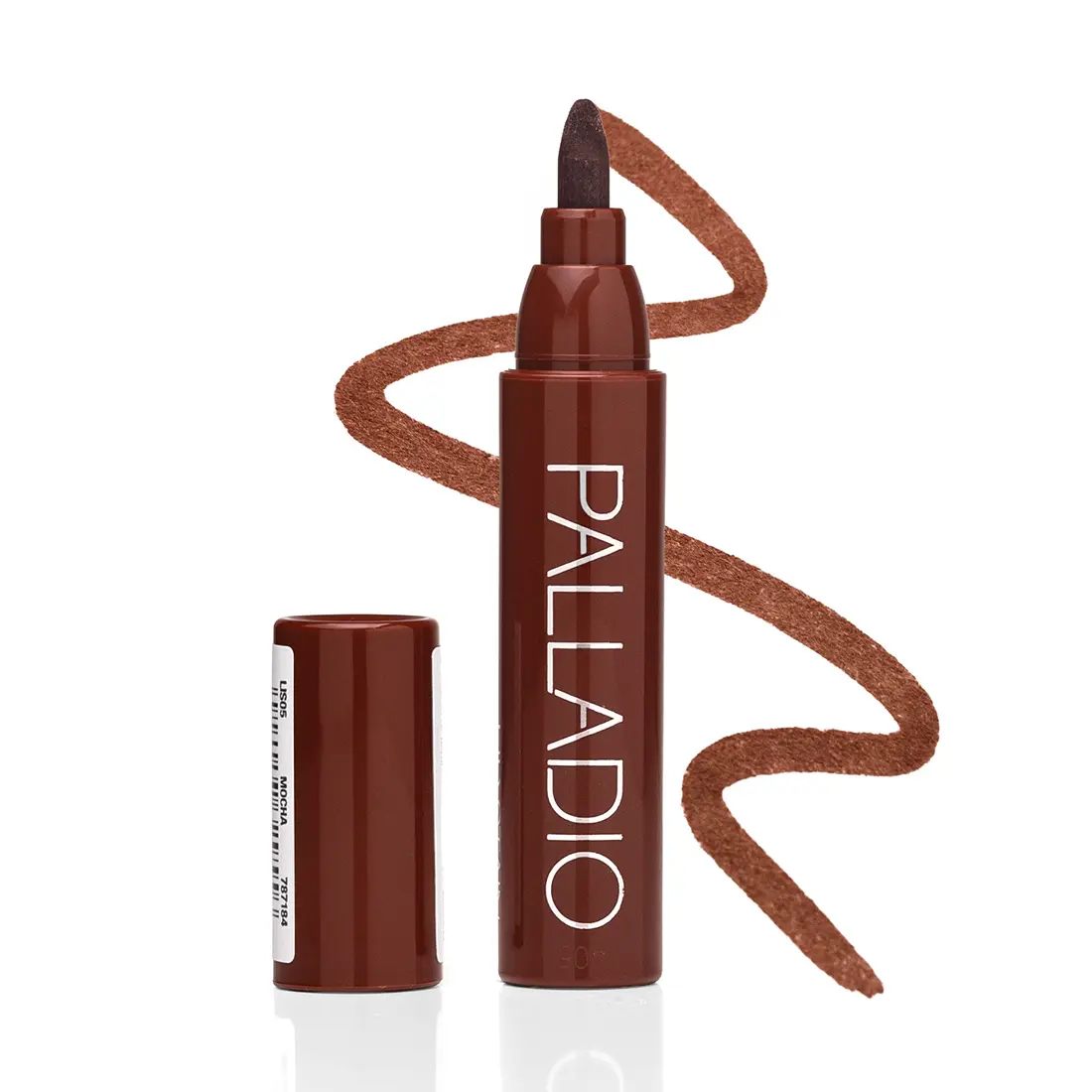 Palladio Lip Stain - Gentle, Lightweight, Flawless Make Up with Hydrating Waterproof Formula, Matte Color, Long-Lasting Wear, Smudge-Proof Natural Finish, Precise Chisel-Tip Marker, Subtle Scent