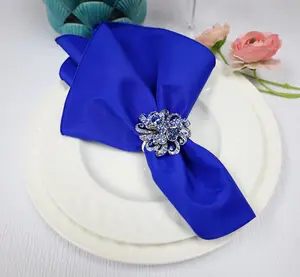 17"x17" Premium Polyester (240 GSM) Napkins - Royal Blue (10pcs/pk)