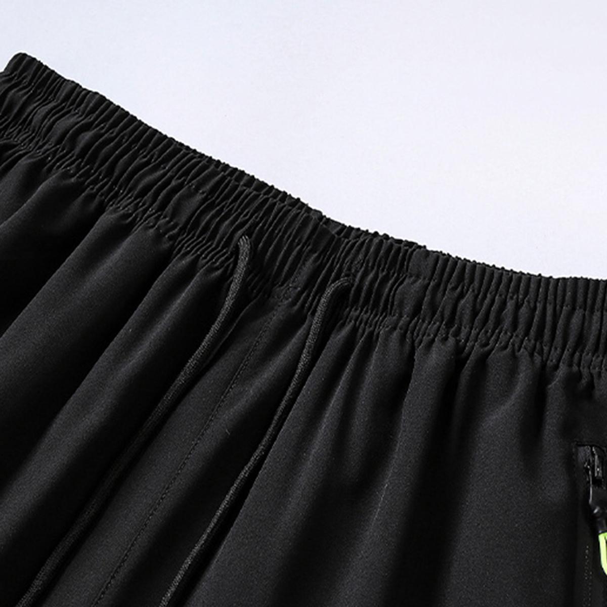 5 Piece Men's Multi - Color Drawstring Waist Shorts - Summer Loose Casual Elastic Waist with Pockets. Lightweight Breathable Fabric, Ideal for Daily Wear, Beach & Outdoor Activities. Stylish Solid Color Shorts for Men Menswear Menswear Day