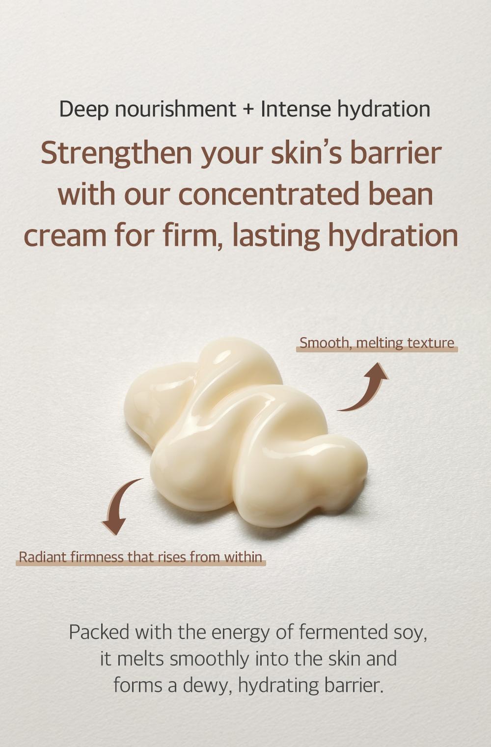 [mixsoon Official Shop] Bean Cream 2.19 fl.oz / 65ml - Intensive Facial Cream, Korean Moisturizer for Glass Skin