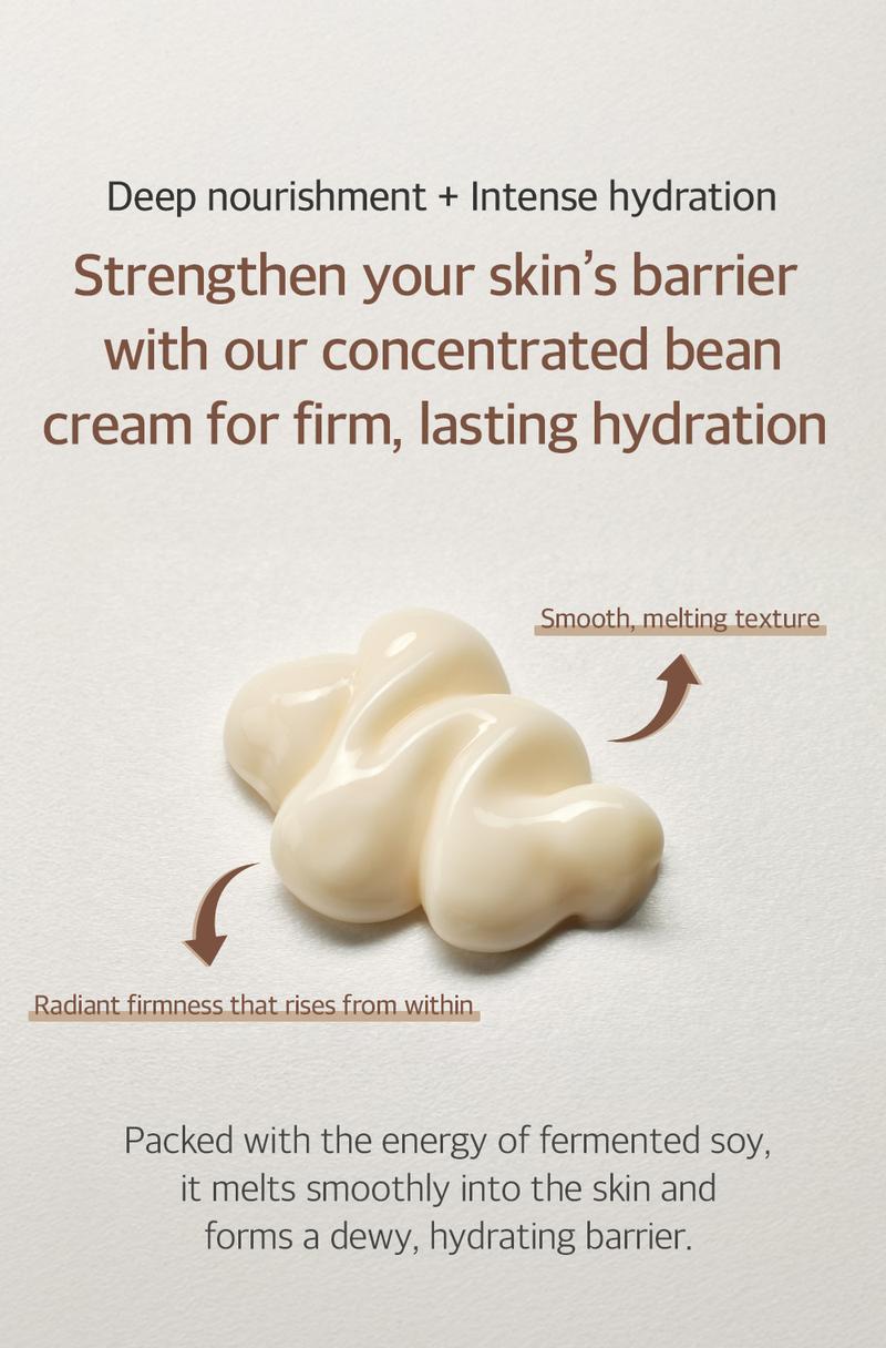 [mixsoon Official Shop] Bean Cream 2.19 fl.oz / 65ml - Intensive Facial Cream, Korean Moisturizer for Glass Skin