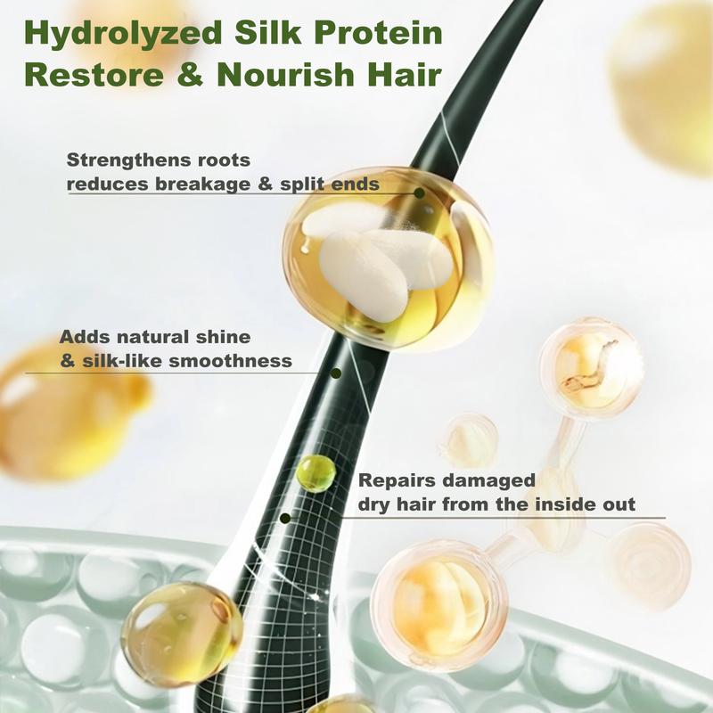 [Buy 1 Get 1 Free]Tgideas Rosemary Amino Acid Shampoo 250ML Silk Amino Acids Rosemary Essence Hydrolyzed Silk Scalp Repair Hair Nourishment Buy 1 Get 1 Free