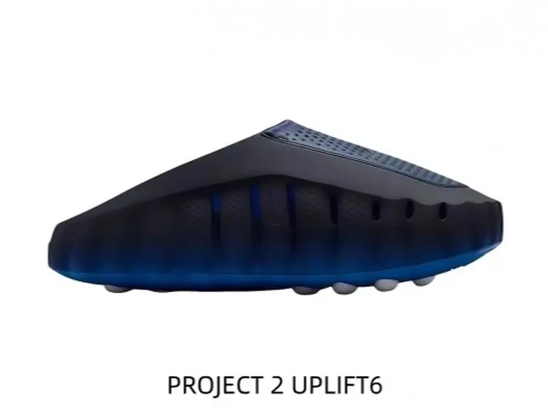 Minimalist open‑back slip‑on slides with sculpted thick sole and orange anti‑skid bottom dots, easy wear design, unisex for beach trips, shopping outings and various casual looks
