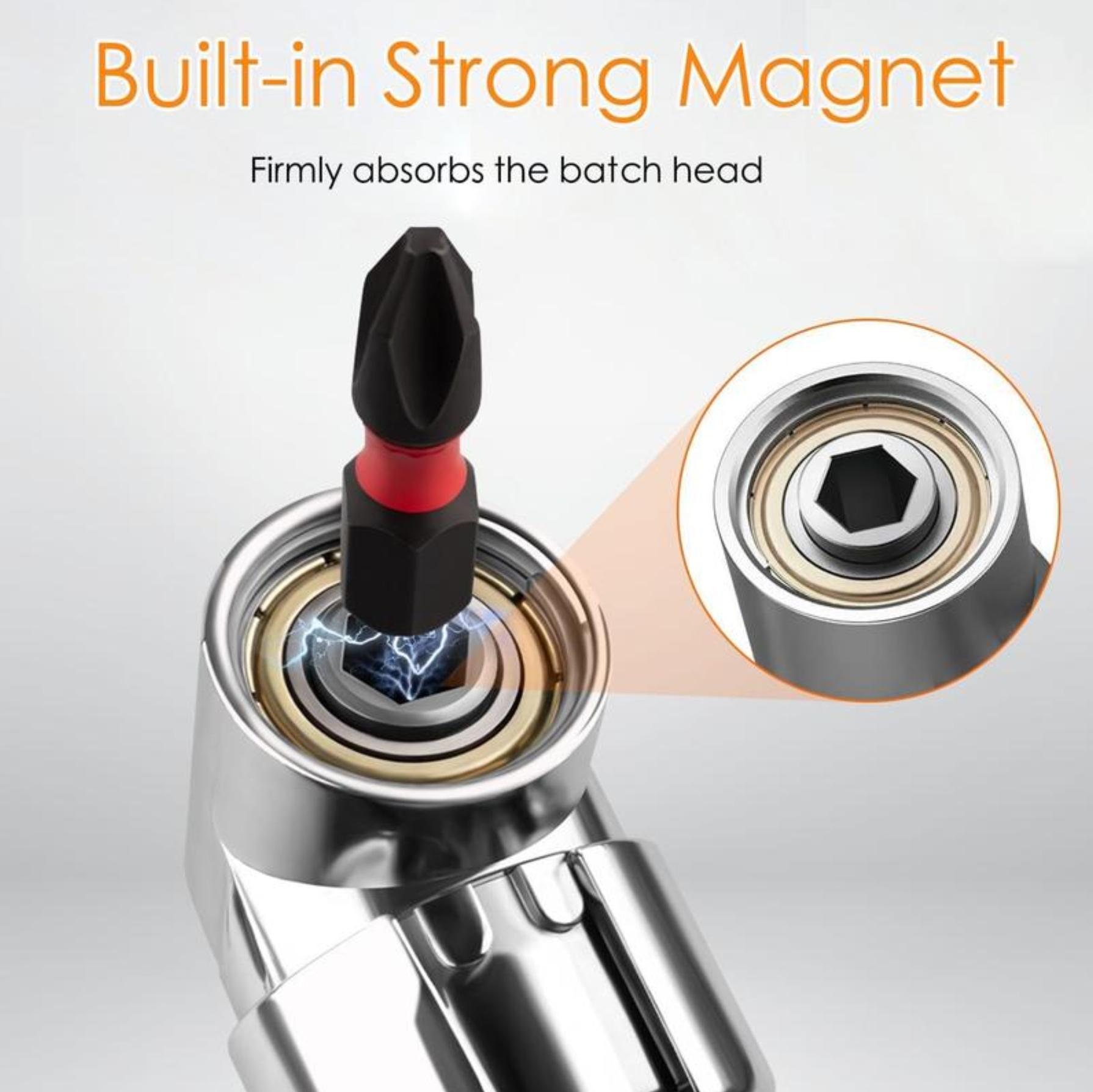 Corner Angled Screwdriver Drill Adapter Screwdriver Batch Wrench Driver Bending Batch Hand Repair Tools Drill Extension Screwdriver Connector-YY0