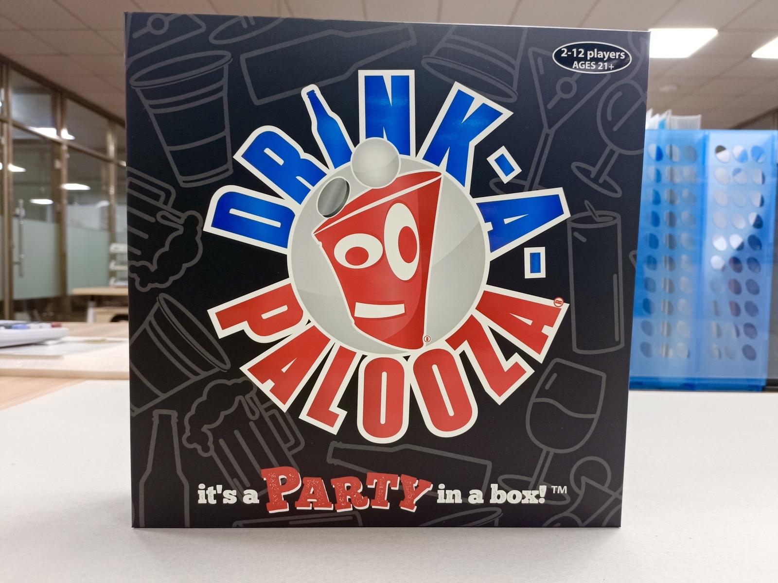 Drink-A-Palooza Drinking Party Game that gets you drunk! board