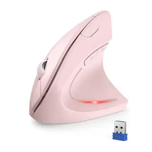 TECKNET 2.4G Ergonomic Mouse Vertical Wireless - 4800 DPI Optical Carpal Tunnel Mice Right Hand, 4800 DPI Adjustable, Quiet Clicks, 6 Buttons for Laptop, Desktop, PC, Computer