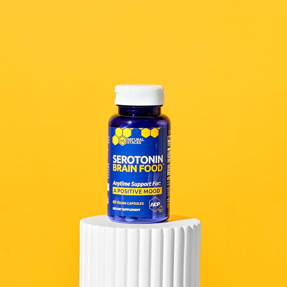 Serotonin Brain Food - Support mood with stress control supplement.* Greater sense of calm with L-Tryptophan, Magnesium, zinc, and more.* Serotonin Brain Food - Support mood with stress control supplement.* Greater sense of calm with L-Tryptophan, Magnesium, zinc, and more.*