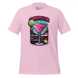 Cosmo Cocktail Pink Lilac T-Shirt