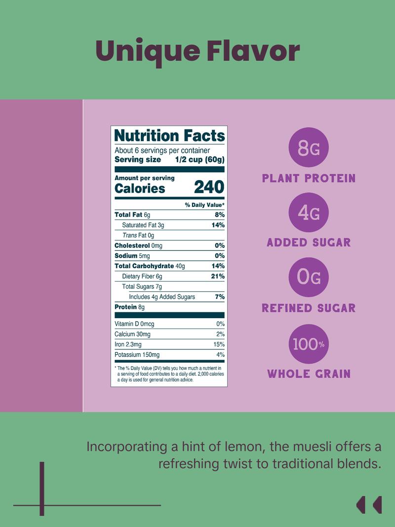 Wild & Free Blueberry Chia Muesli, 12oz