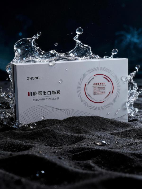 【ZHONG LI Official SHOP】Active collagen essence (100ml)+ Active collagen enzyme powder(80)| relieves skin, reduces redness, repairs damaged skin barrier |  enhances anti-aging and moisturizing | suitable for smoothing wrinkles and fine lines